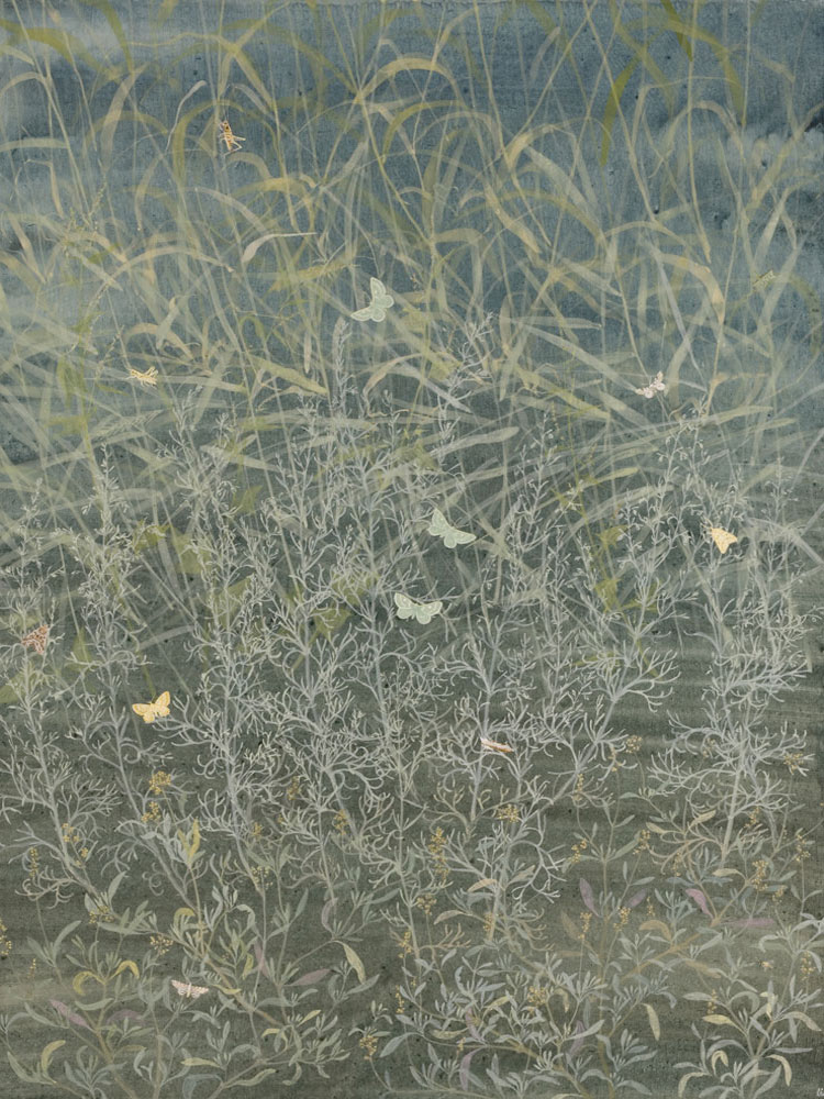 Sea Wormwood by Lil Tudor-Craig. Environmental Artist,  Lampeter Wales