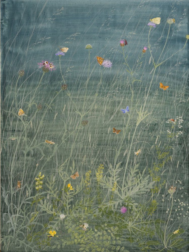 Lincolnshire Meadow by Lil Tudor-Craig. Environmental Artist, Lampeter Wales