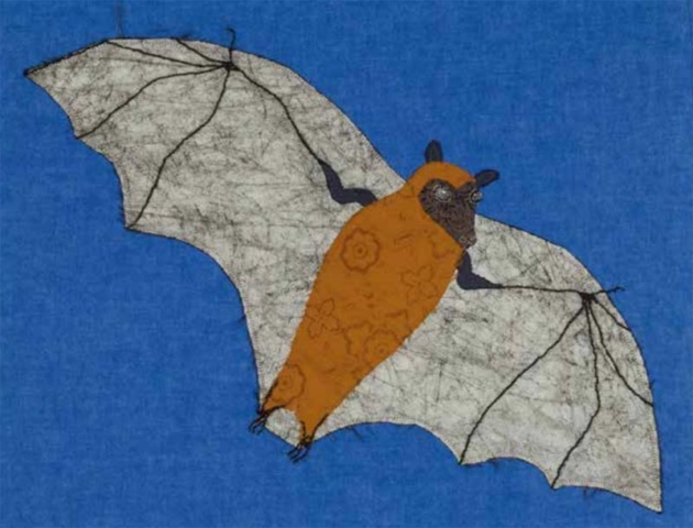 Bat by Lil Tudor-Craig. Environmental Artist, Lampeter Wales