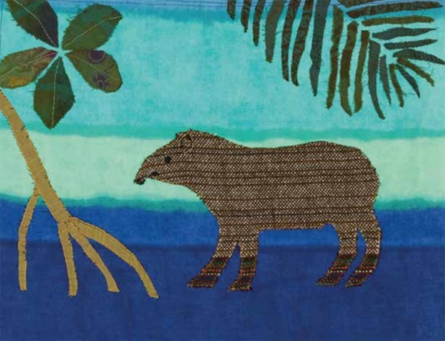 Tapir by Lil Tudor-Craig. Environmental Artist, Lampeter Wales